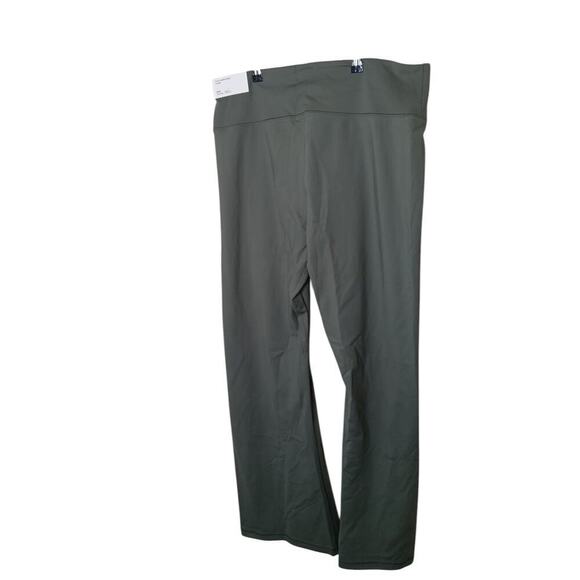New AMERICAN EAGLE The Everything Flare Pant Legging In Olive Green SZ XXL - Picture 2 of 16